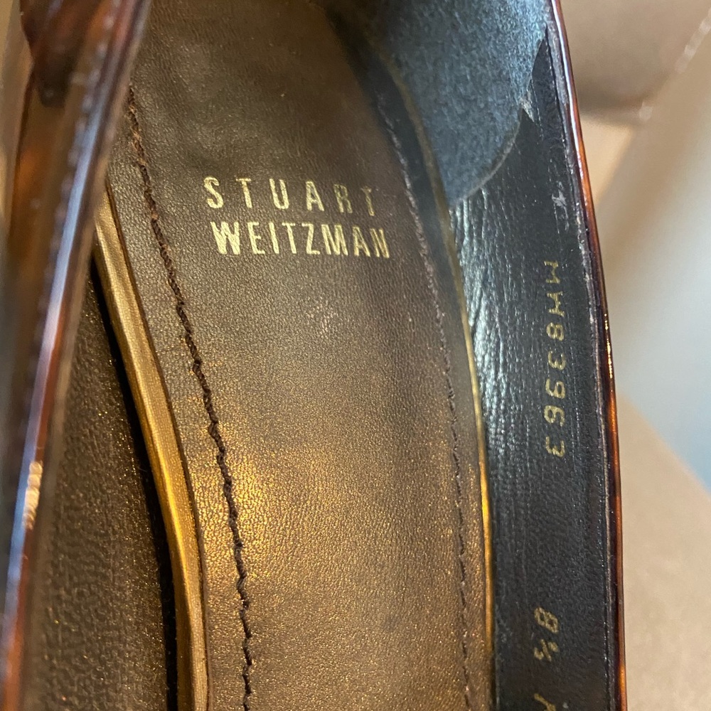Stuart Weitzman Patent Tortoise Shell 8.5 - image 8